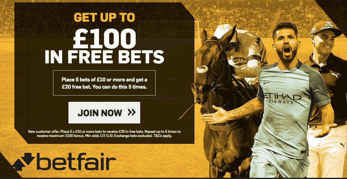 Betfair new weclome offer 2017 up to 100 GBP